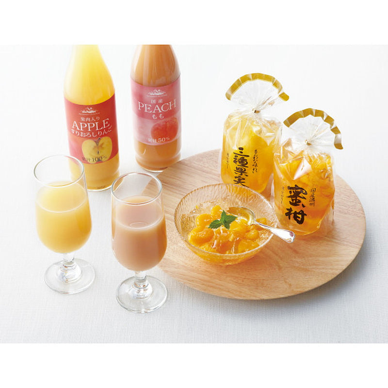 ◆◆美食ファクトリー 果実のゼリー＆フルーツ飲料セット メーカー直送 ▼返品・キャンセル不可【他商品との同時購入不可】