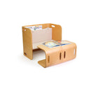 ホップル コロコロチェア＆デスク3点セット ナチュラル 【直送品】返品・キャンセル・他商品と同時購入