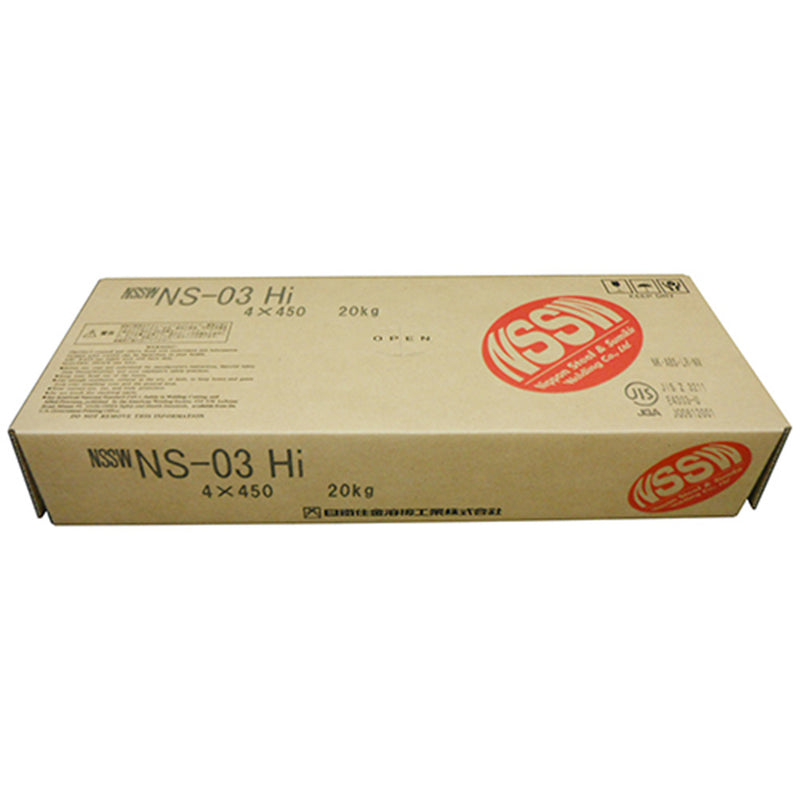 軟鋼用溶接棒 NS-03Hi 4.0x5kg メーカー直送 ▼返品・キャンセル不可【他商品との同時購入不可】