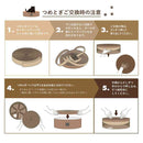 バリバリボウルXL 交換用つめとぎ 2個パック ライトブラウン メーカー直送▼返品・キャンセル不可【他商品との同時購入不可】