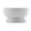 猫用 脚付ウォーターボウル 日本製 ホワイト メーカー直送▼返品・キャンセル不可【他商品との同時購入不可】