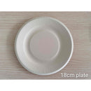 K'sインターナショナル 未ざらしバガスプレート18cm 530914 30枚