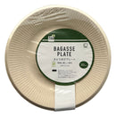 K'sインターナショナル 未ざらしバガスプレート21cm 530921 30枚