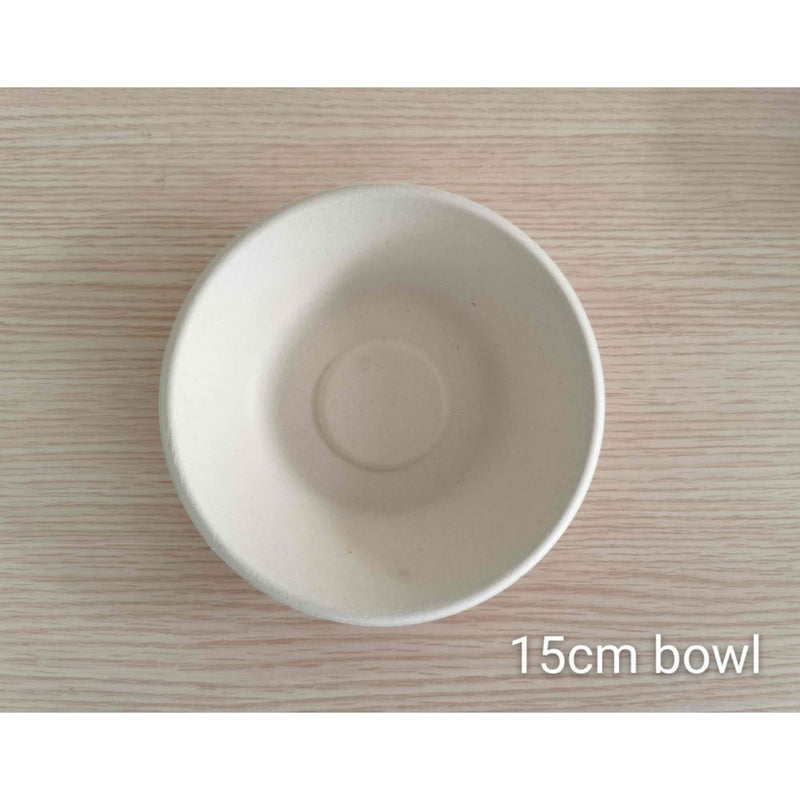 K'sインターナショナル 未ざらしバガスボウル15cm 530938 30枚