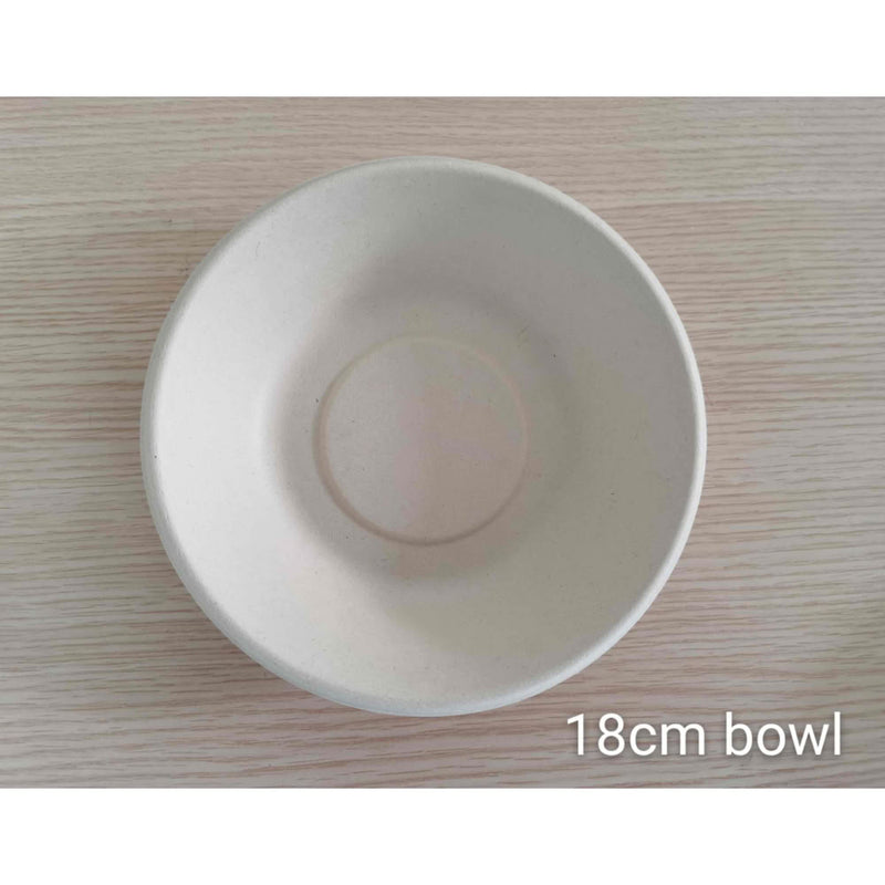 K'sインターナショナル 未ざらしバガスボウル18cm 530945 30枚