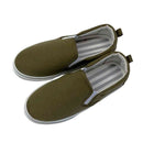 クイン商事 レディーススリッポン スウェットカーキ Mサイズ