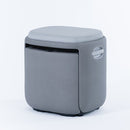 ドクターエア フットマッサージャースツール グレー メーカー直送 ▼返品・キャンセル不可【他商品との同時購入不可】