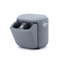 ドクターエア フットマッサージャースツール グレー メーカー直送 ▼返品・キャンセル不可【他商品との同時購入不可】