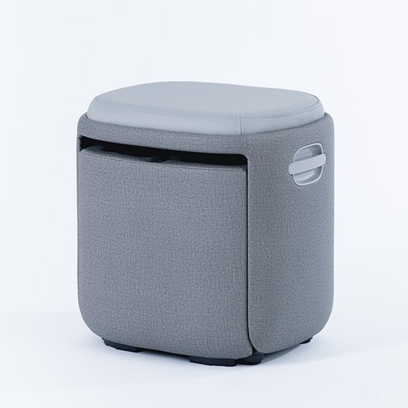 ドクターエア フットマッサージャースツール グレー メーカー直送 ▼返品・キャンセル不可【他商品との同時購入不可】