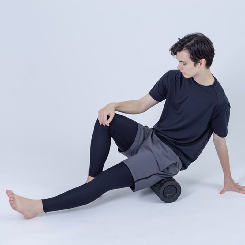 ドクターエア ストレッチロール3 ブラック メーカー直送 ▼返品・キャンセル不可【他商品との同時購入不可】