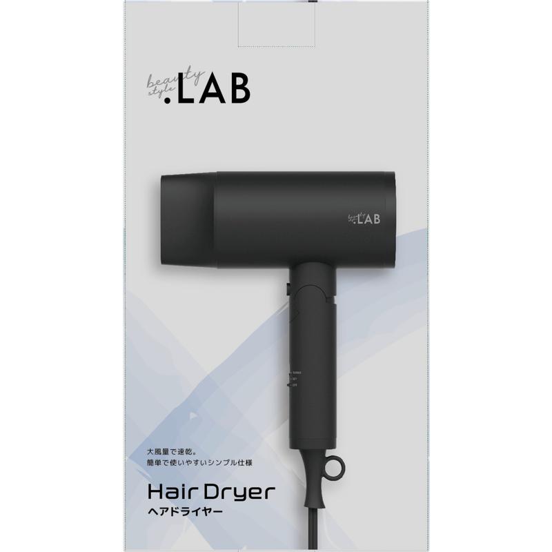 Brightte ヘアドライヤー ブラック 東亜産業 ビューティドットラボヘアドライヤー ブラック 1個