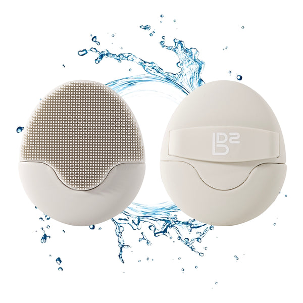 セルリターン ブルバブエッグ 入浴時使用可能 クレイ洗顔 泡立て 防水 シリコン グレー FC-M1-004 GRAY 1台
