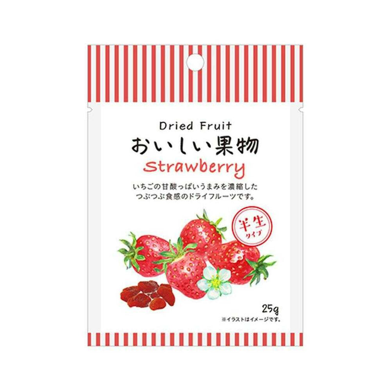 ◆八ちゃん食品 ドライフルーツおいしい果物 いちご 25g