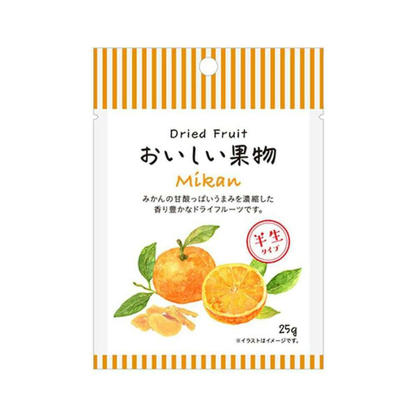 ◆八ちゃん食品 ドライフルーツおいしい果物 みかん 25g