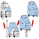 10-605 ケンレーン 防炎RVボディカバー 2MX シルバー メーカー直送 ▼返品・キャンセル不可【他商品との同時購入不可】