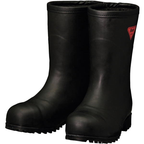 SHIBATA 防寒安全長靴 ＃1011白熊（ブラック） メーカー直送 ▼返品・キャンセル不可【他商品との同時購入不可】