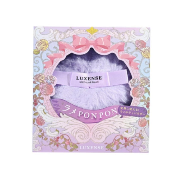 LUXENSE ラメ PONPON ボディパウダー ラウンド 10g