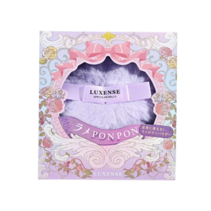 LUXENSE ラメ PONPON ボディパウダー ラウンド 10g