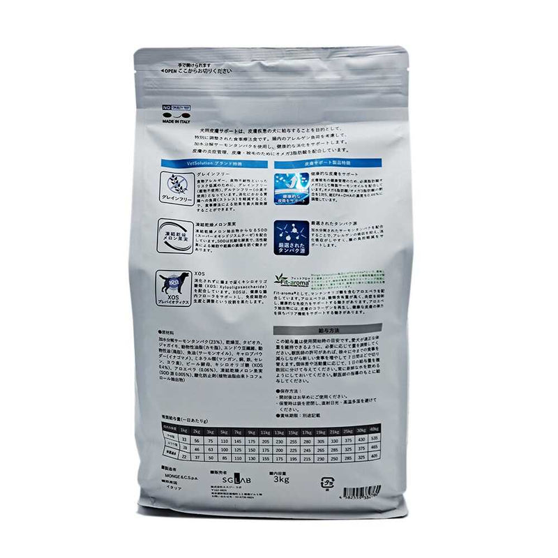monGe ベッツソリューション 犬用 皮膚サポート 3kg