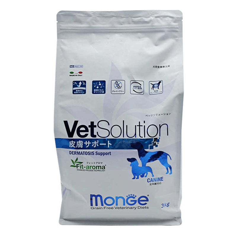 monGe ベッツソリューション 犬用 皮膚サポート 3kg