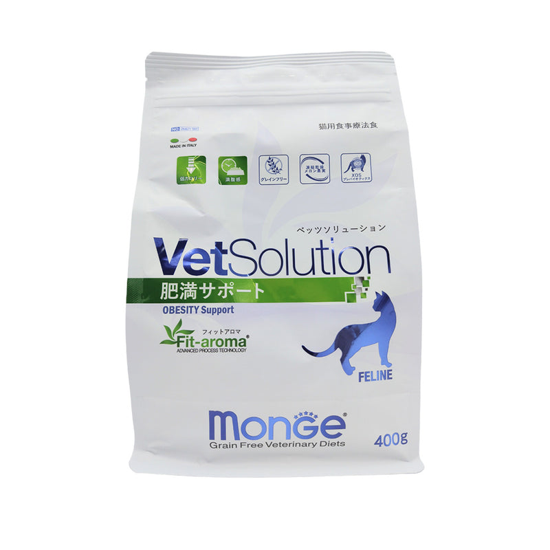 MONGE ベッツソリューション 猫用 肥満サポート 400g