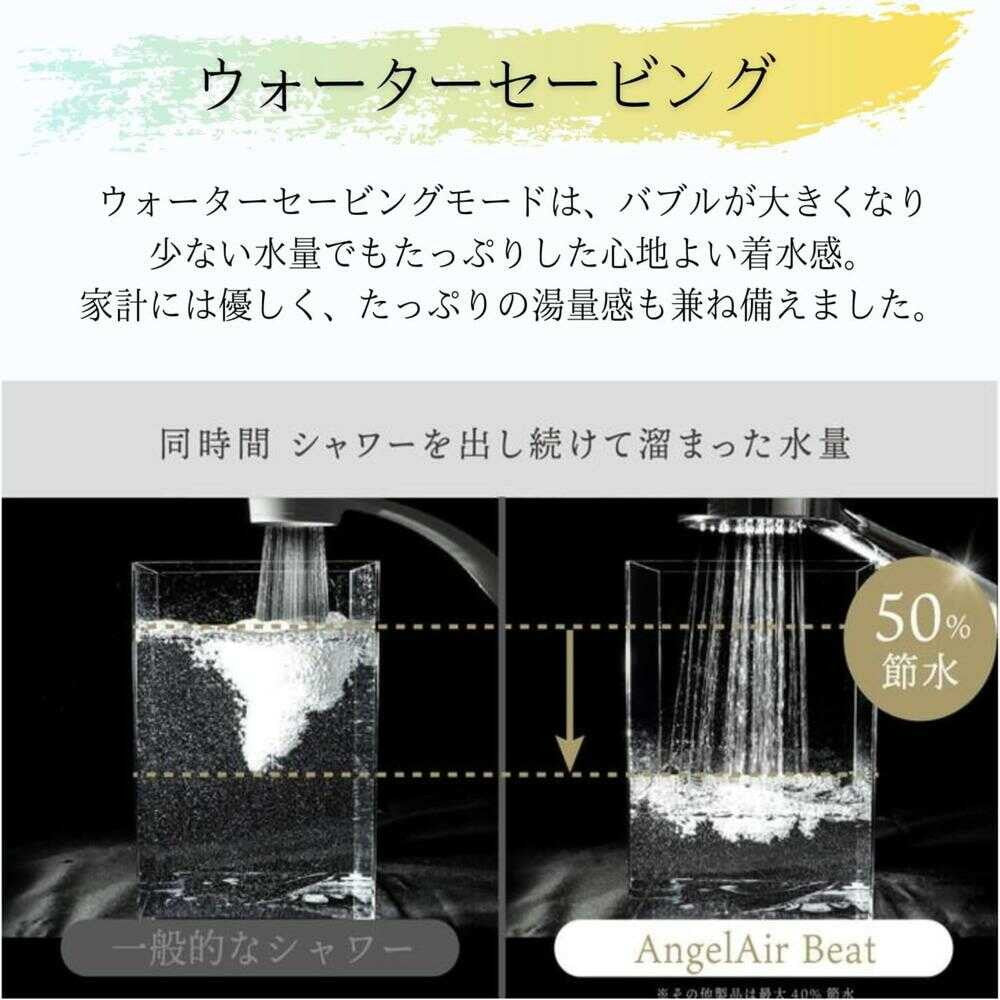 トーシン シャワーヘッド マイクロバブル 2WAY切替 節水 美容 毛穴洗浄