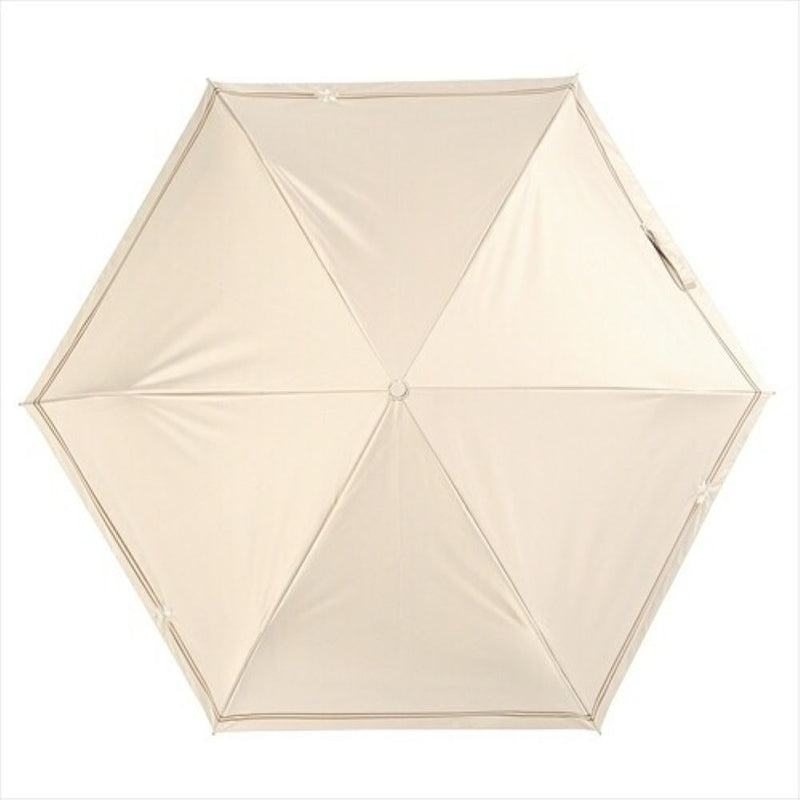 晴雨兼用 折りたたみ傘 遮光 ボーダー 24123BG メーカー直送 ▼返品・キャンセル不可【他商品との同時購入不可】