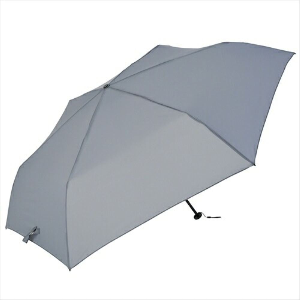 晴雨兼用 折りたたみ傘 カーボン 50757GY 【直送品】 返品・キャンセル