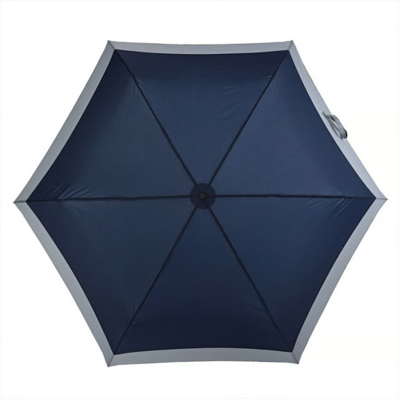 晴雨兼用 折りたたみ傘 バイカラーカーボン 51862NV メーカー直送 ▼返品・キャンセル不可【他商品との同時購入不可】