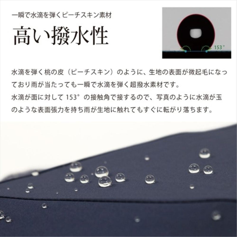 晴雨兼用 折傘 50cm ピーチドロップミニ PK 17006PK メーカー直送 ▼返品・キャンセル不可【他商品との同時購入不可