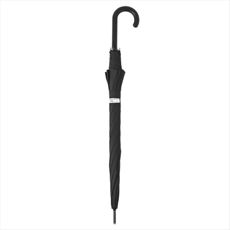 晴雨兼用 長傘 65cm ピーチドロップ 耐風 51831BK メーカー直送 ▼返品・キャンセル不可【他商品との同時購入不可】
