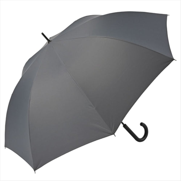 晴雨兼用 長傘 65cm ピーチドロップ 耐風 51833GY メーカー直送 ▼返品・キャンセル不可【他商品との同時購入不可】