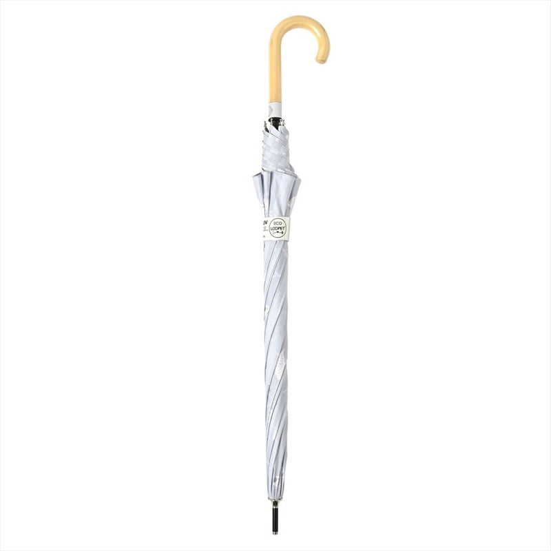晴雨兼用 長傘 63cm エコルーペット フクロウ 17351GY メーカー直送 ▼返品・キャンセル不可【他商品との同時購入不可