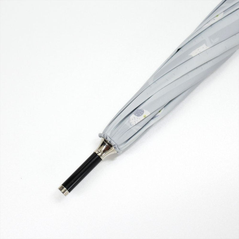 晴雨兼用 長傘 63cm エコルーペット フクロウ 17351GY メーカー直送 ▼返品・キャンセル不可【他商品との同時購入不可