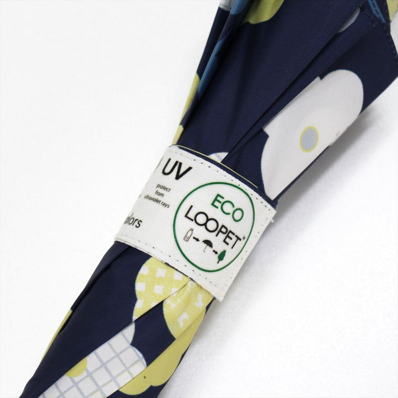 晴雨兼用 長傘 63cm エコルーペット 17391NV メーカー直送 ▼返品・キャンセル不可【他商品との同時購入不可】