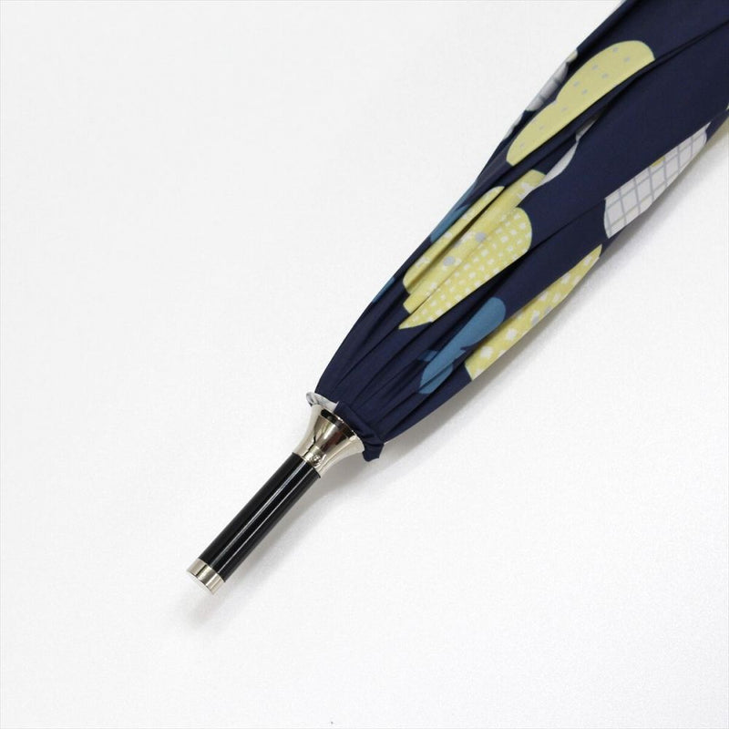 晴雨兼用 長傘 63cm エコルーペット 17391NV メーカー直送 ▼返品・キャンセル不可【他商品との同時購入不可】