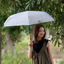 晴雨兼用 折りたたみ傘 58cm エコルーペット 17361GY メーカー直送 ▼返品・キャンセル不可【他商品との同時購入不可】