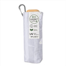 晴雨兼用 折傘 55cm エコルーペット 5段 17381GY メーカー直送 ▼返品・キャンセル不可【他商品との同時購入不可