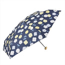 晴雨兼用 折傘 55cm エコルーペット フラワー17421NV メーカー直送 ▼返品・キャンセル不可【他商品との同時購入不可】