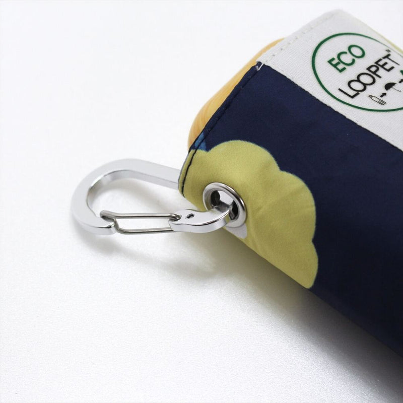 晴雨兼用 折傘 55cm エコルーペット フラワー17421NV メーカー直送 ▼返品・キャンセル不可【他商品との同時購入不可】