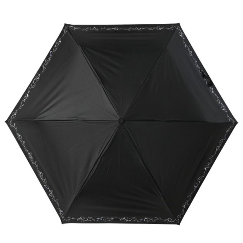折りたたみ傘 2466BK 遮光フラワークラウンミニ55  メーカー直送 ▼返品・キャンセル不可【他商品との同時購入不可】