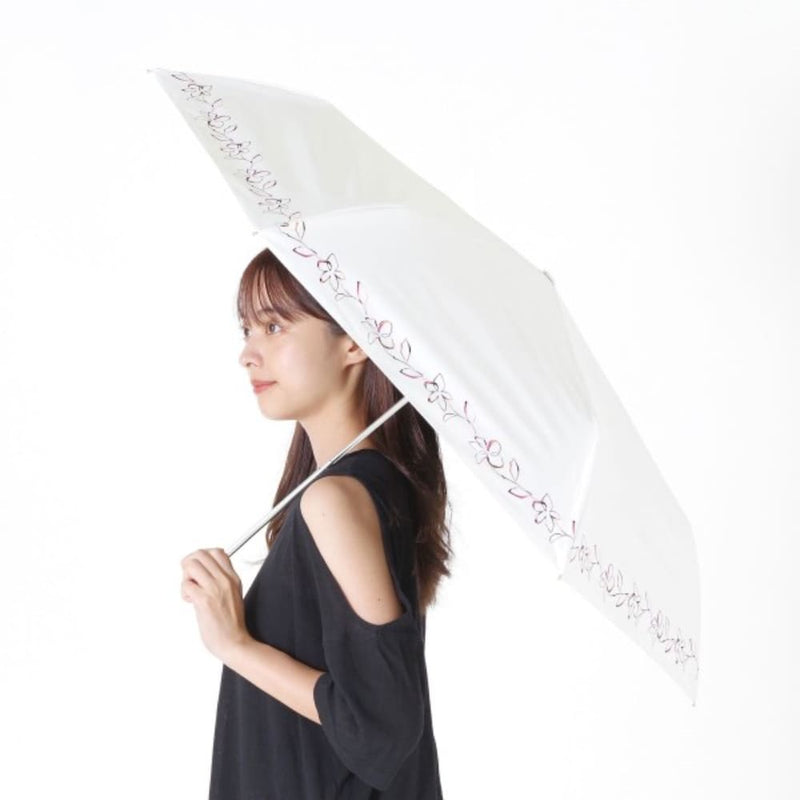 折りたたみ傘 2466OF 遮光フラワークラウンミニ55  メーカー直送 ▼返品・キャンセル不可【他商品との同時購入不可】