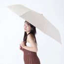 晴雨兼用 折傘 65cm ピーチドロップ 遮光 51983OF メーカー直送 ▼返品・キャンセル不可【他商品との同時購入不可】