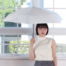 晴雨兼用 折傘 55cm ピーチドロップ 遮光フラット52002OF メーカー直送 ▼返品・キャンセル不可【他商品と同時購入不可