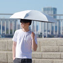 晴雨兼用 折傘 55cm ピーチドロップ 遮光フラット52002OF メーカー直送 ▼返品・キャンセル不可【他商品と同時購入不可