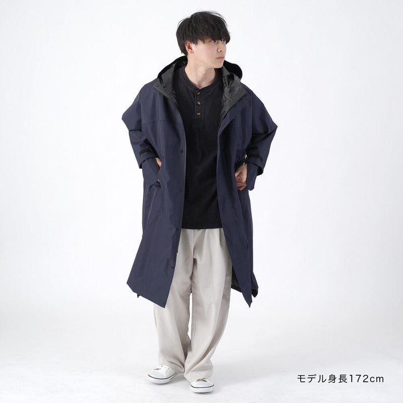 ドルマンレインコート ネイビー 60511NV メーカー直送 ▼返品・キャンセル不可【他商品との同時購入不可】