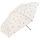 晴雨兼用 折傘 50cm ポケラチェリー 18181OF メーカー直送 ▼返品・キャンセル不可【他商品との同時購入不可】