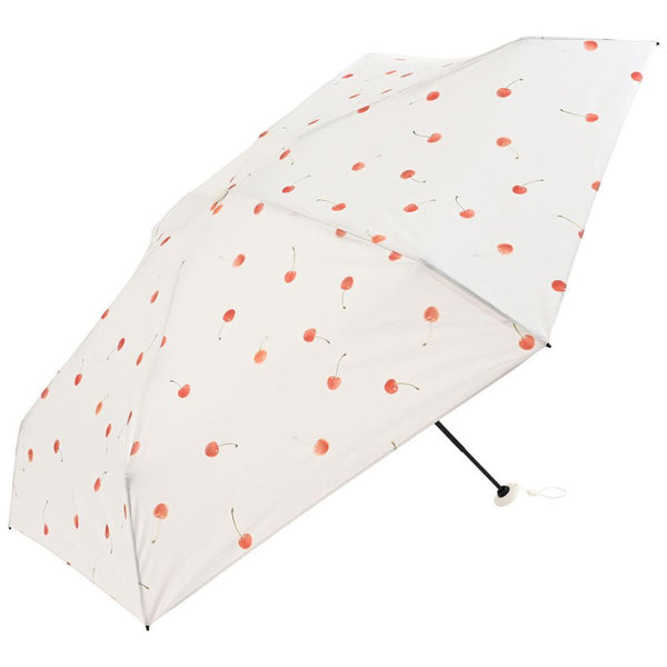 晴雨兼用 折傘 50cm ポケラチェリー 18181OF メーカー直送 ▼返品・キャンセル不可【他商品との同時購入不可】