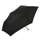 晴雨兼用日傘 UVカット 折りたたみ傘 ポケラ 軽量6段 50cm BK 【直送品】 返品・キャンセル・他商品と同時購入は不可