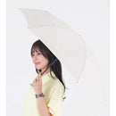 晴雨兼用日傘 UVカット 折りたたみ傘 ポケラ 軽量6段 50cm BG 【直送品】 返品・キャンセル・他商品と同時購入は不可